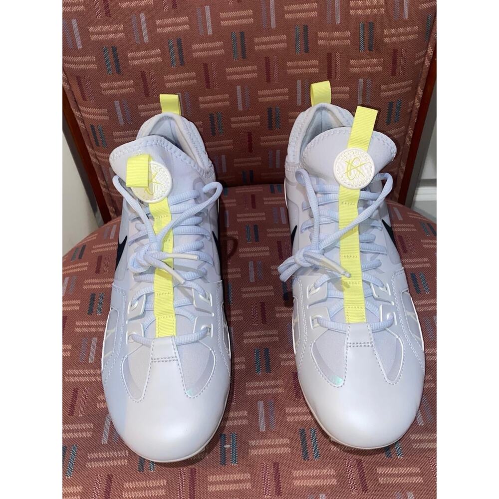New Nike Huarache Size 10 Varsity LAX SE Cleats Lacrosse Gray Men FZ3620-001 - Picture 1 of 7